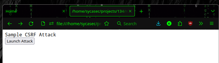 sample csrf